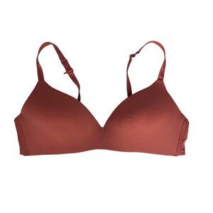 Push-Up T-Shirt Bra Adjustable Straps Coral Padded Size 34B Women’s Intimates Sm